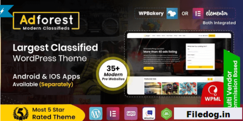 AdForest - Classified Ads WordPress Theme
