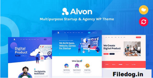Alvon - Multipurpose Startup & Agency WordPress Theme
