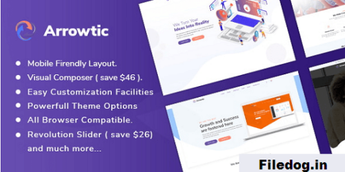 Arrowtic - Digital Marketing Agency WordPress Theme