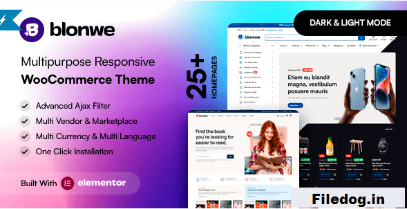 Blonwe - Multipurpose WooCommerce Theme