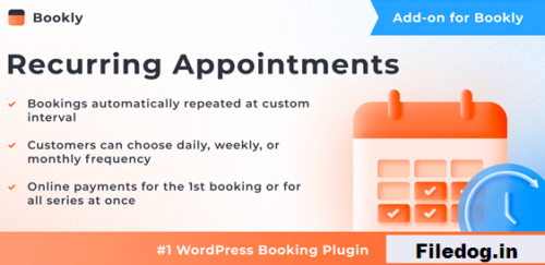 Bookly Recurring Appointments (Add-on)