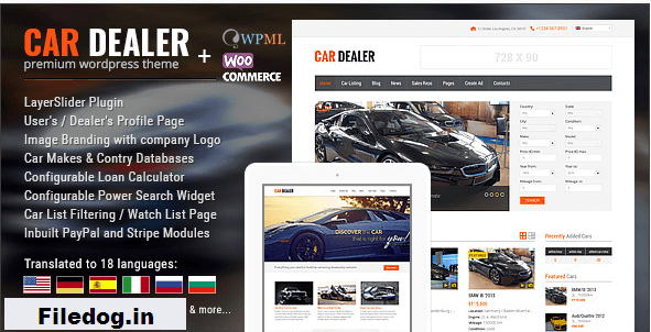 Car Dealership Automotive WordPress Theme