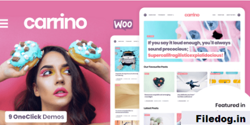 Carrino - An Exciting Gutenberg Blog Theme