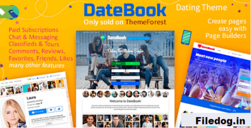 DateBook - Dating WordPress Theme
