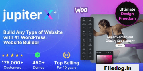 JupiterX- Website Builder For WordPress & WooCommerce