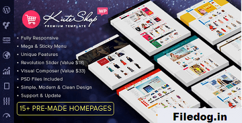 KuteShop - Fashion, Electronics & Marketplace Elementor WooCommerce Theme (RTL Supported)