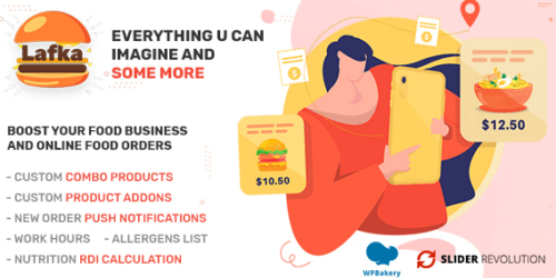 Lafka - Multi Store Burger - Pizza & Food Delivery WooCommerce Theme