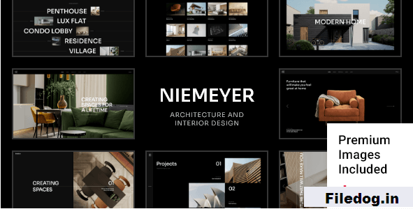 Niemeyer - Architecture and Interior Design Theme