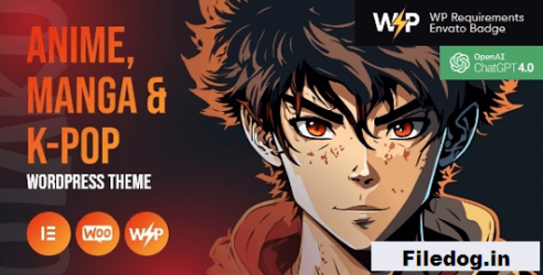 Otaku - Anime, Manga & K-Pop WordPress Theme