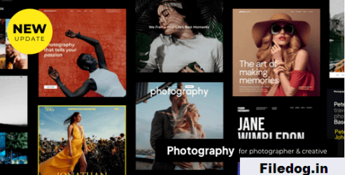 Photography WordPress theme