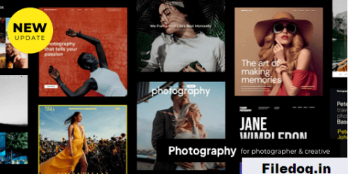 Photography WordPress theme
