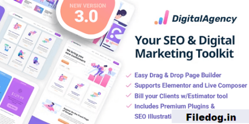 SEOWP Digital Marketing Agency and SEO WordPress Theme