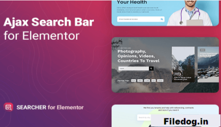 Searcher – Ajax Search for Elementor