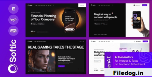 Softic - SaaS Software & Application WordPress Theme