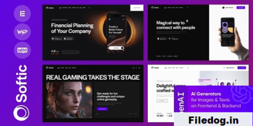 Softic - SaaS Software & Application WordPress Theme