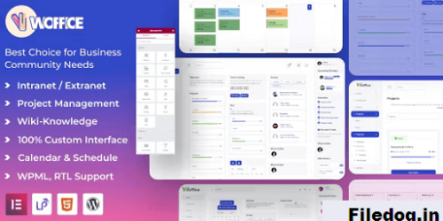 Woffice - Intranet, Extranet & Project Management WordPress Theme