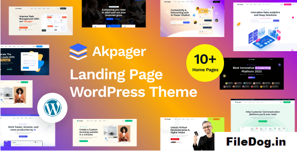 Akpager - Landing Page Elementor WordPress Theme