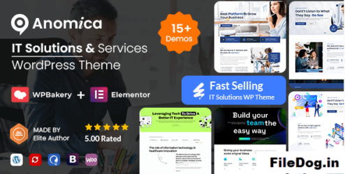 Anomica - IT Solutions and Services WordPress Theme + RTL