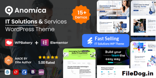 Anomica - IT Solutions and Services WordPress Theme + RTL