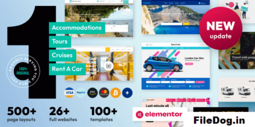Book Your Travel - Online Booking WordPress Theme