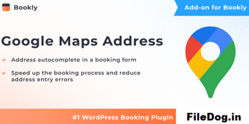 Bookly Google Maps Address (Add-on)