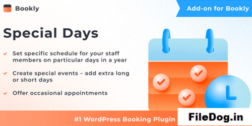 Bookly Special Days (Add-on)