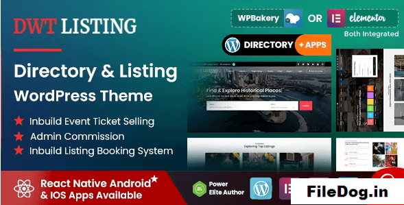 DWT - Directory & Listing WordPress Theme