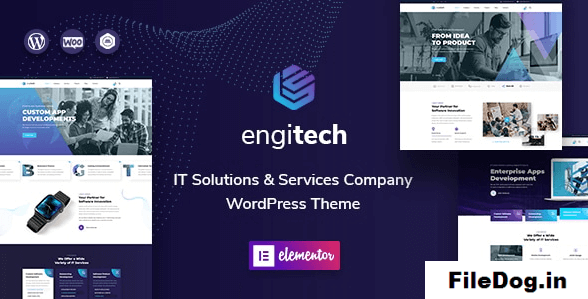 Engitech - IT Solutions & Services WordPress Theme