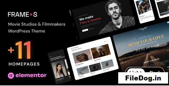 Frames - Movie Studios & Filmmakers WordPress theme