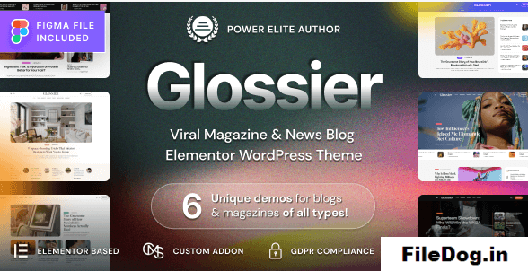 Glossier - Newspaper & Viral Magazine WordPress Theme