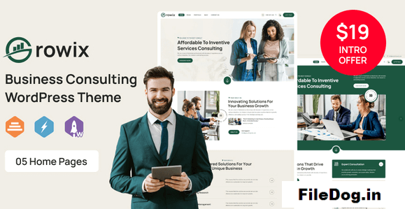 Growix – Business Consulting WordPress Theme