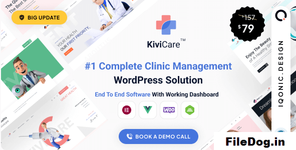 KiviCare(TM) - Medical Clinic & Patient Management WordPress Solution