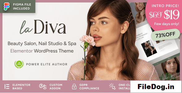 La Diva - Beauty Salon & Spa WordPress Theme