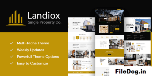 Landiox - Single Property WordPress Theme