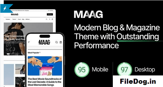 Maag - Modern Blog & Magazine WordPress Theme