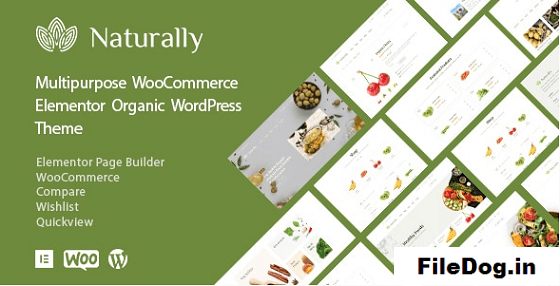Naturally - Organic Food Elementor WooCommerce Theme