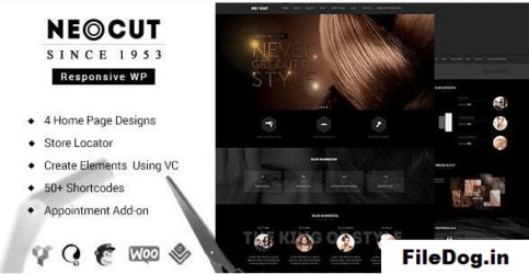 Neo Salon Barber Shop WordPress Theme