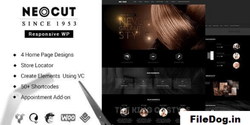 Neo Salon Barber Shop WordPress Theme