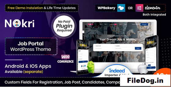 Nokri - Job Board WordPress Theme