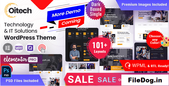 Oitech - Technology WordPress Theme