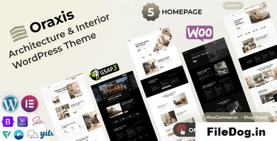 Oraxis - Architecture and Interior Design WordPress Theme