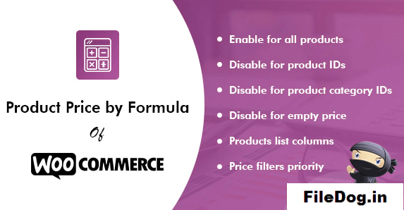 Product Price by Formula Pro for WooCommerce