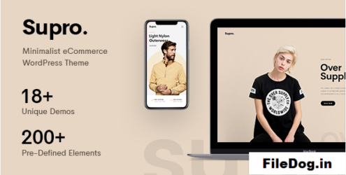 Supro - Minimalist AJAX WooCommerce WordPress Theme