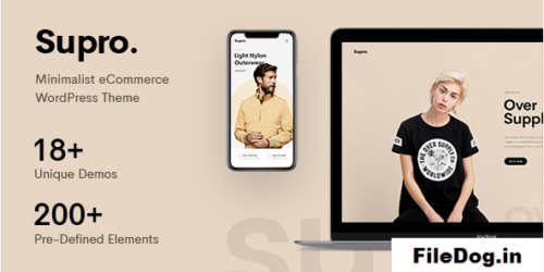 Supro - Minimalist AJAX WooCommerce WordPress Theme