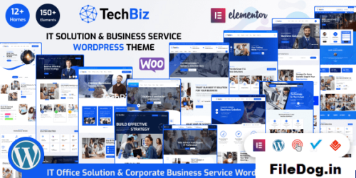 Techbiz - IT Solution & Business Consulting Service WordPress Theme