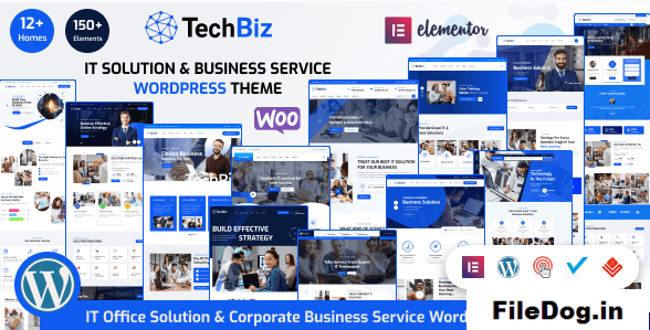Techbiz - IT Solution & Business Consulting Service WordPress Theme