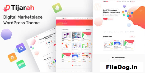 Tijarah Digital Marketplace WooCommerce Theme