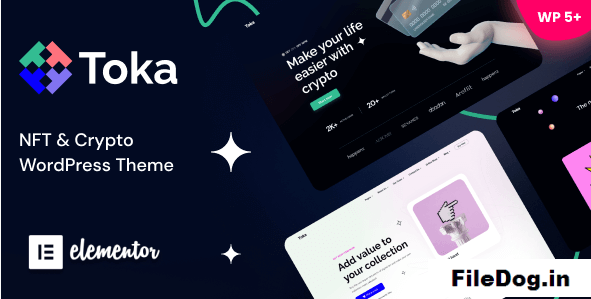 Toka - NFT & Crypto WordPress Theme