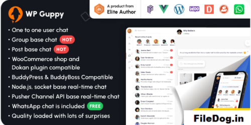 WP Guppy Pro - A live chat plugin for WordPress, WooCommerce and BuddyPress